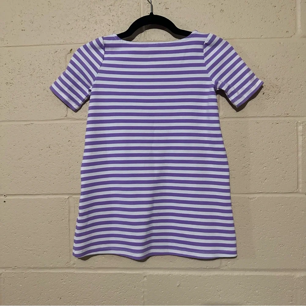 Gymboree Girls Dress Purple and‎ White Stripes Size 6